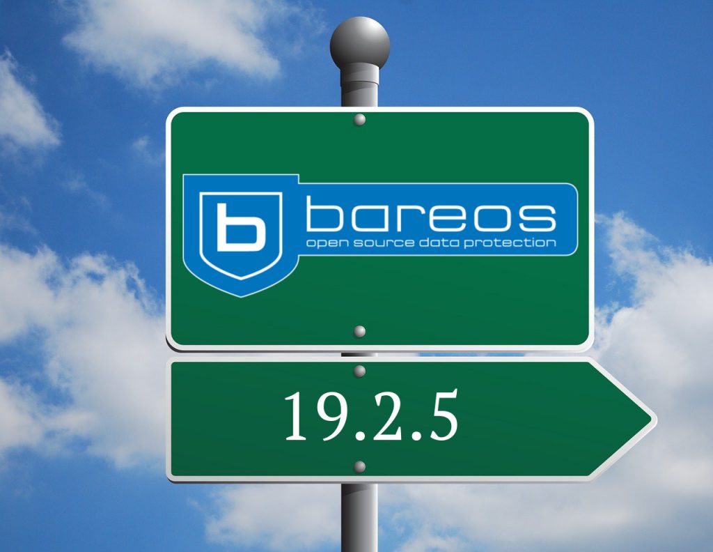 Bareos 19.2.5 has been released